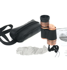 BFS 6x24  Baıgısh, Askeri Tarzi Pirinç Ve Deri Kaplamalı, Deri Çantalı Monocular Dürbün Princ