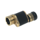 BFS 6x24 Baıgısh, Askeri Tarzi Pirinç Ve Deri Kaplamalı, Deri Çantalı Monocular Dürbün Sarı
