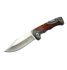 BFS A3157a Av / Kamp Çakı 23 Cm - Gül Ağacı İşlemeli Saplı
