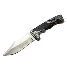 BFS A3157b Kahverengi Av / Kamp Çakı 23 Cm - Sedef İşlemeli Saplı,