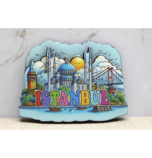 BFS Ahşap İstanbul Temalı Magnet Alk4360