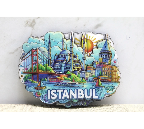 BFS Ahşap İstanbul Temalı Magnet Alk4361 BFS Ahşap İstanbul Temalı Magnet Alk4361