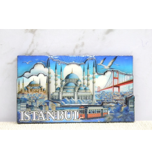 BFS Ahşap İstanbul Temalı Magnet Alk4362