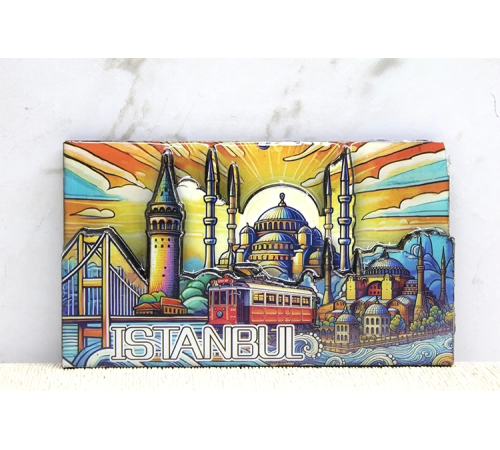BFS Ahşap İstanbul Temalı Magnet Alk4365