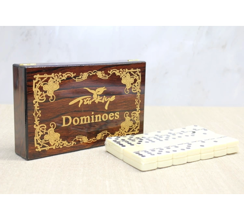 BFS Ahşap Kutulu Domino Oyunu Alk4220