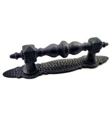 BFS Antika Tarz Dekoratif Pirinç Ağır Kapı Çekme Kolu - Küçük, 215x40 Mm, Oksit