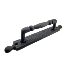 BFS Antika Tarz Dekoratif Pirinç Misket Çekme Kapı Kolu - 223x33 Mm, Oksit
