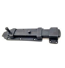 BFS Antika Tarz Dekoratif Pirinç Yassı Kapı Sürgüsü - 55x215 Mm, Oksit