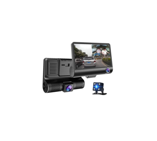 BFS Araç Içi Kamera Gece Görüşlü 3 Kameralı 4 Inç 1080p Yol Kayıt Kamerası Geri Vites BFS Araç Içi Kamera Gece Görüşlü 3 Kameralı 4 Inç 1080p Yol Kayıt Kamerası Geri Vites