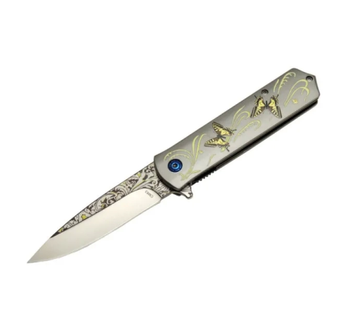 BFS Chongming Cm83 Çakı Butterfly 20 Cm Manuel, Kemerlikli BFS Chongming Cm83 Çakı Butterfly 20 Cm Manuel, Kemerlikli