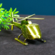 BFS Dekoratif Metal Helikopter