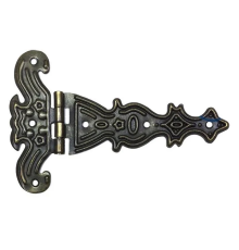 BFS Dekoratif, Sac Tek Kuyruklu Menteşe - 69x102 Mm, Büyük, Antik, 100 Adet