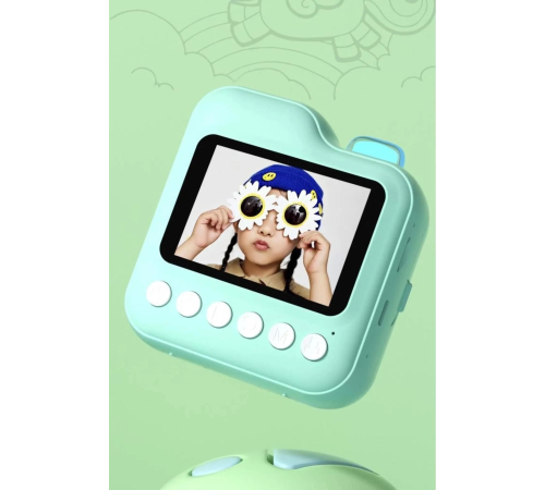 BFS Dijital Video Kayıt Fotoğraf Çocuk Kamerası Anlık Termal Resim Kağıt Baskılı Mavi BFS Dijital Video Kayıt Fotoğraf Çocuk Kamerası Anlık Termal Resim Kağıt Baskılı Mavi