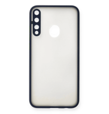 BFS  Huawei P40 Lite E Kılıf Montreal Silikon Kapak - Lacivert