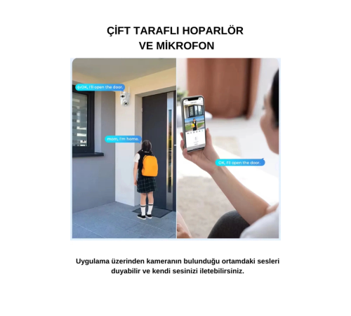BFS Ip Kamera 2+2 Mp 4mp 1080p Ultra Hd Hareketli Sensör Dış Ortam Ip Kamera Speed Dome Akıllı Ip Çift Kamera
