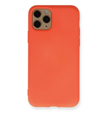 BFS  iPhone 11 Pro Kılıf Nano içi Kadife Silikon - Turuncu