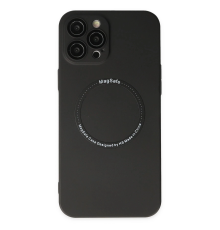 BFS  iPhone 12 Pro Max Kılıf Jack Magneticsafe Lens Silikon - Siyah