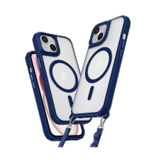 BFS  iPhone 14 Kılıf Enka Magsafe Silikon Kılıf - Lacivert