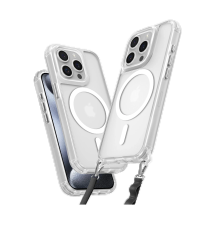 BFS  iPhone 15 Pro Max Kılıf Enka Magsafe Silikon Kılıf - Şeffaf