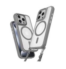 BFS  iPhone 15 Pro Max Kılıf Enka Magsafe Silikon Kılıf - Titan Gri