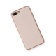 BFS iPhone 7 Plus Kılıf Coco Deri Silikon Kapak - Pembe