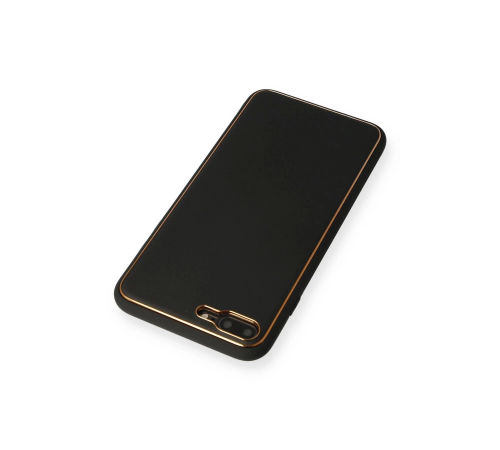 BFS iPhone 7 Plus Kılıf Coco Deri Silikon Kapak - Siyah BFS iPhone 7 Plus Kılıf Coco Deri Silikon Kapak - Siyah