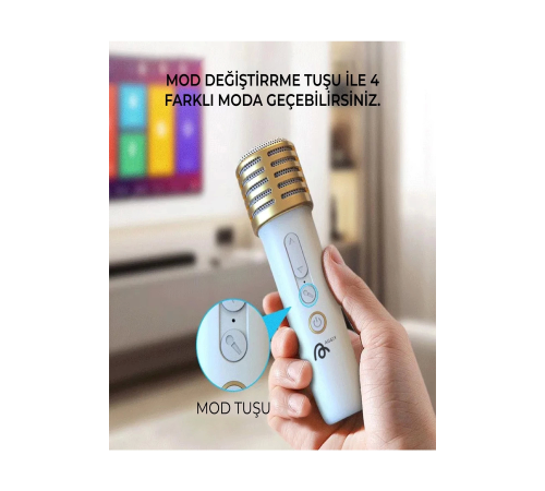 BFS Karaoke Bluetooth Hoparlör Aggıy Ag-s7 Kablosuz Mikrofonlu Rgb Led Parti Işıklı BFS Karaoke Bluetooth Hoparlör Aggıy Ag-s7 Kablosuz Mikrofonlu Rgb Led Parti Işıklı