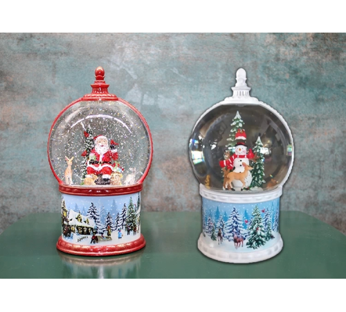 BFS Kardan Adam Ve Noel Babalı Işıklı Müzikli Kar Küresi Alk3183