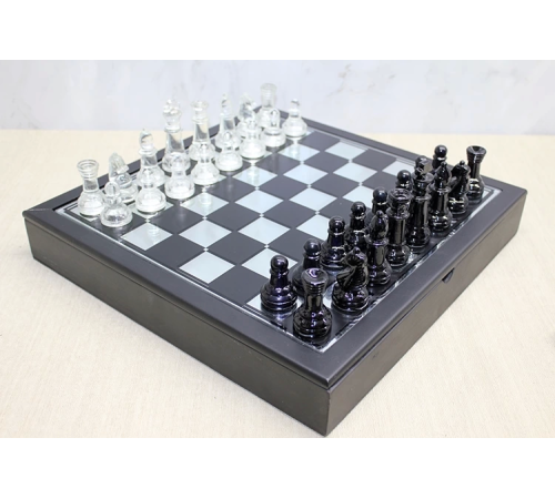 BFS Kutulu Cam Satranç Seti Alk3531