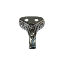 BFS Moda Taşlı Ahşap Sandık Ayağı, Kutu Ayak 2,5 Cm - Nikel, 100 Adet