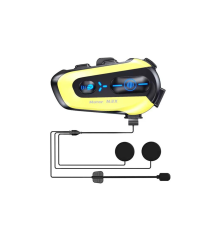 BFS N3x Rgb Işıklı Intercom 3 Kişi Bağlantılı 1000mah Motosiklet Bluetooth Kulaklık Seti