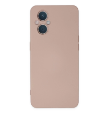 BFS  Oppo Reno 7 Lite Kılıf Nano içi Kadife Silikon - Pudra