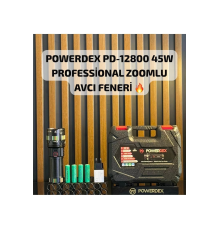 BFS Pd-12800 45 Watt 4500 Lümen Zoomlu Profesyonel Avcı El Feneri