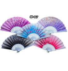 BFS Plastik Kumaş Yelpaze 12'li Karışık Ob-047