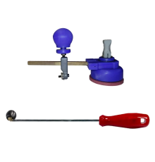 BFS Rulmanlı Açılı Doğalgaz Isıcam Menfez Açma Seti, Cam Pergel 25 Cm + Tokmak