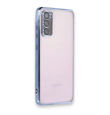 BFS  Samsung Galaxy S20 FE Kılıf Razer Lensli Silikon - Açık Mavi