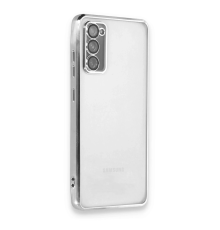 BFS  Samsung Galaxy S20 FE Kılıf Razer Lensli Silikon - Gümüş