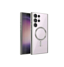 BFS  Samsung Galaxy S23 Ultra Kılıf Kross Magneticsafe Kapak - Gümüş