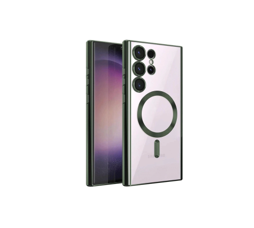 BFS Samsung Galaxy S23 Ultra Kılıf Kross Magneticsafe Kapak - Koyu Yeşil BFS Samsung Galaxy S23 Ultra Kılıf Kross Magneticsafe Kapak - Koyu Yeşil
