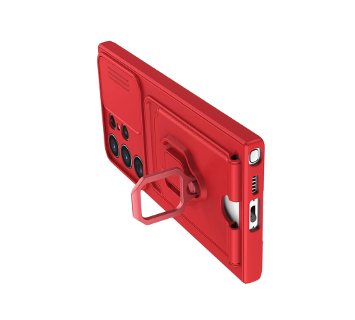 BFS Samsung Galaxy S24 Ultra Kılıf Zuma Kartvizitli Yüzüklü Silikon - Kırmızı BFS Samsung Galaxy S24 Ultra Kılıf Zuma Kartvizitli Yüzüklü Silikon - Kırmızı