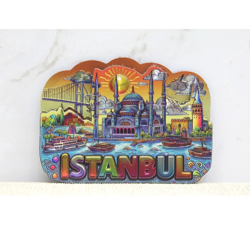 BFS Silikon İstanbul Temalı Magnet Alk4345 BFS Silikon İstanbul Temalı Magnet Alk4345