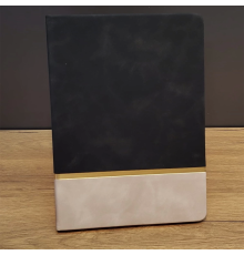 BFS Siyah Çizgili Deri Defter