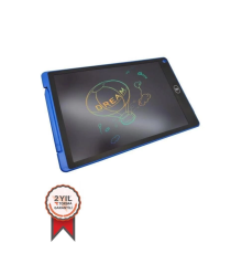 BFS T12 Mavi Writing Tablet Lcd 12 Inç Dijital Kalemli Çizim Yazı Tahtası
