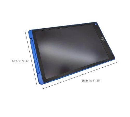BFS T12 Mavi Writing Tablet Lcd 12 Inç Dijital Kalemli Çizim Yazı Tahtası