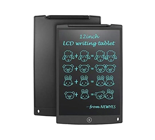 BFS T12 Siyah Writing Tablet Lcd 12 Inç Dijital Kalemli Çizim Yazı Tahtası