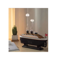 BFS Titanic Gemi Hava Nemlendirici Işıklı Fonksiyonlu Buhar Makinesi Kumandalı