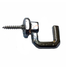 BFS Vidalı Kanca, Askı Büyük - 15x23mm, Nikel - 100 Adet
