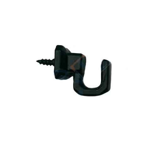 BFS Vidalı Kanca, Askı Küçük - 15x18mm, Siyah - 100 Adet