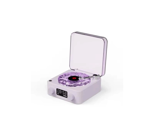 BFS Waves Nostalji Plak Görünümlü Bluetooth Hoparlör 3d Ses Dalgası Retro Müzik Plak Mor BFS Waves Nostalji Plak Görünümlü Bluetooth Hoparlör 3d Ses Dalgası Retro Müzik Plak Mor