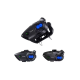 BFS Y5x Rgb Işıklı Intercom 5 Kişi Bağlantılı 1000mah Motosiklet Bluetooth Kulaklık Seti